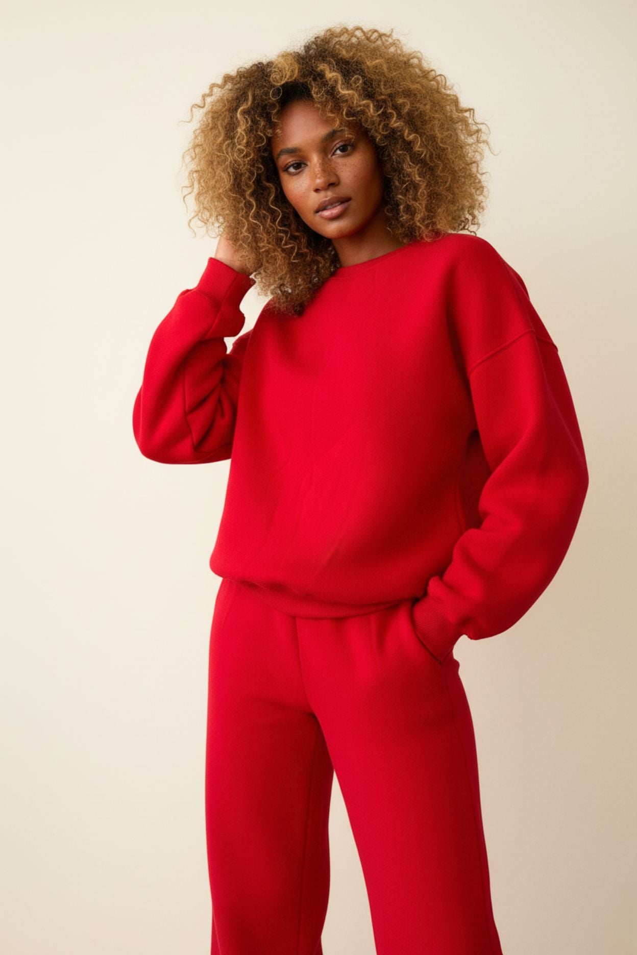 The Red Crop Tracksuit