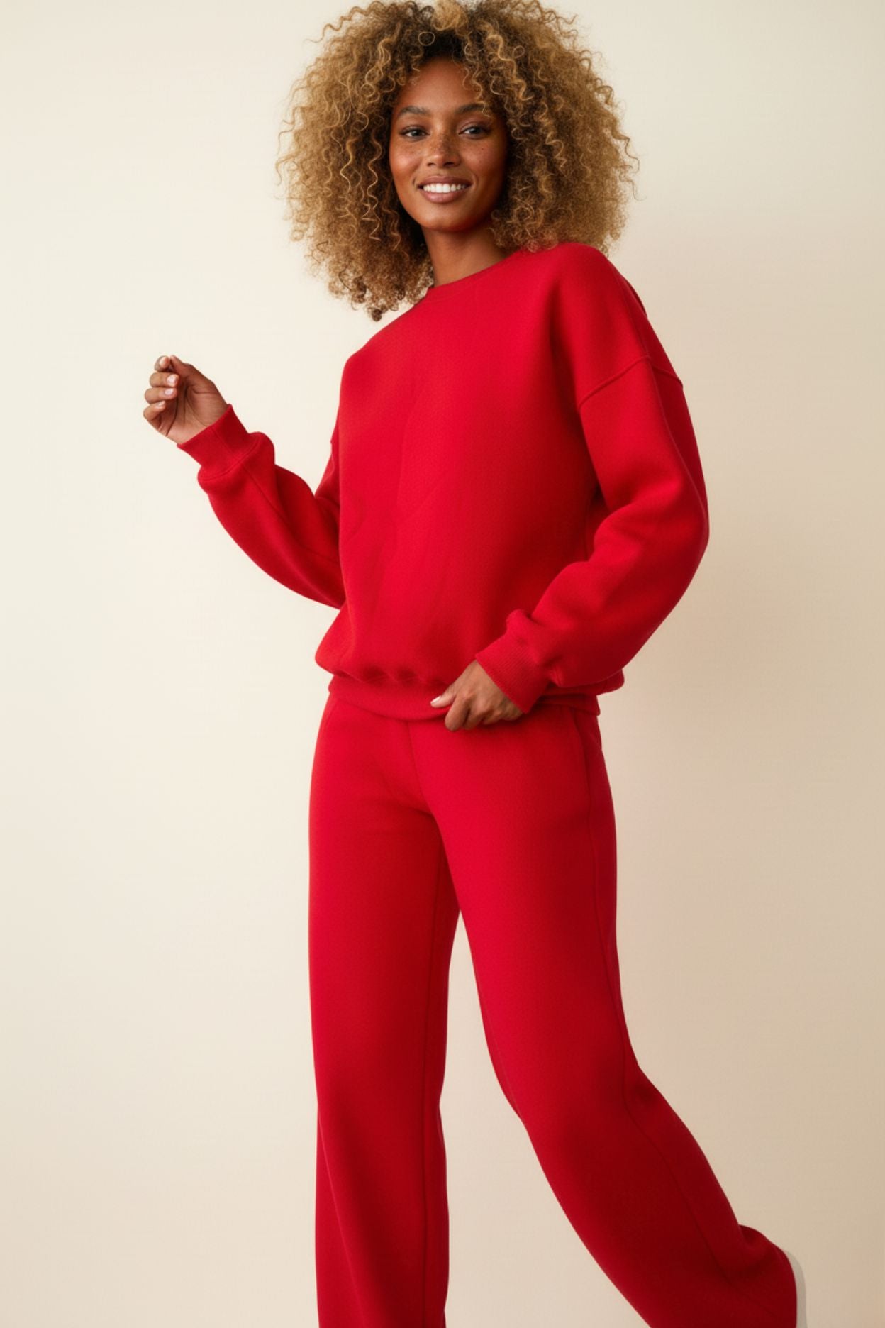 The Red Crop Tracksuit