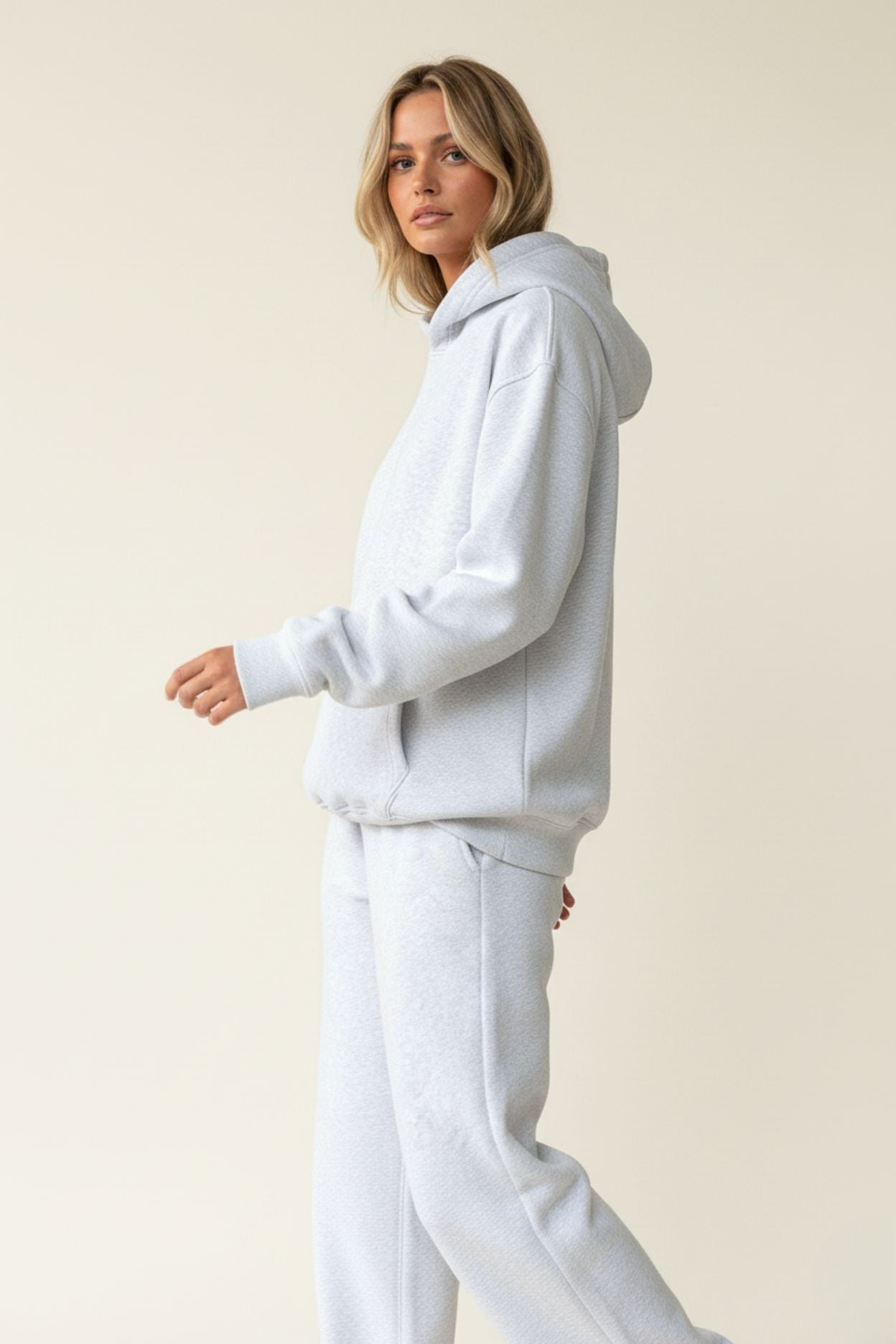 The Gray Crop Tracksuit