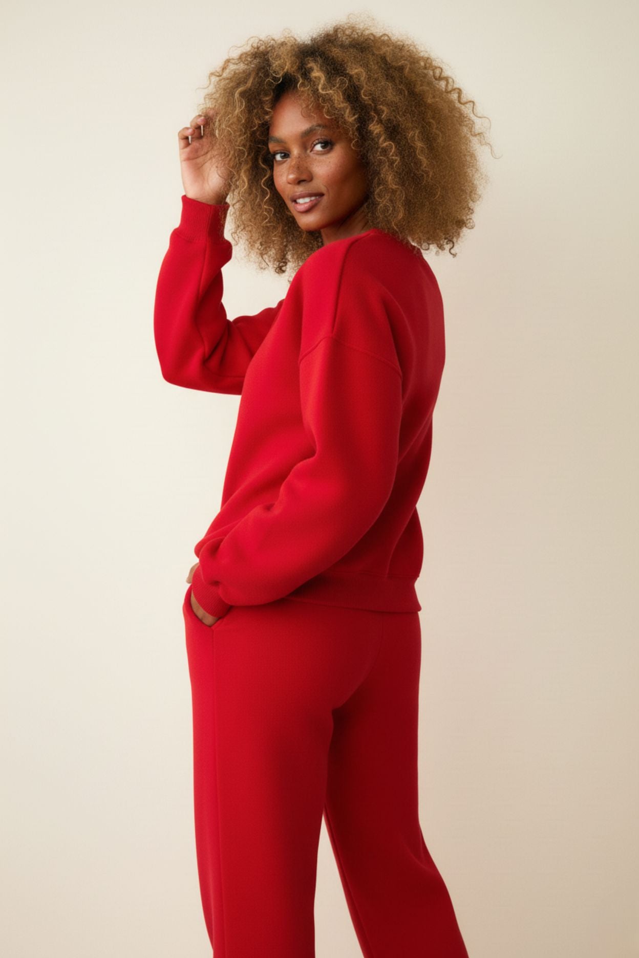 The Red Crop Tracksuit