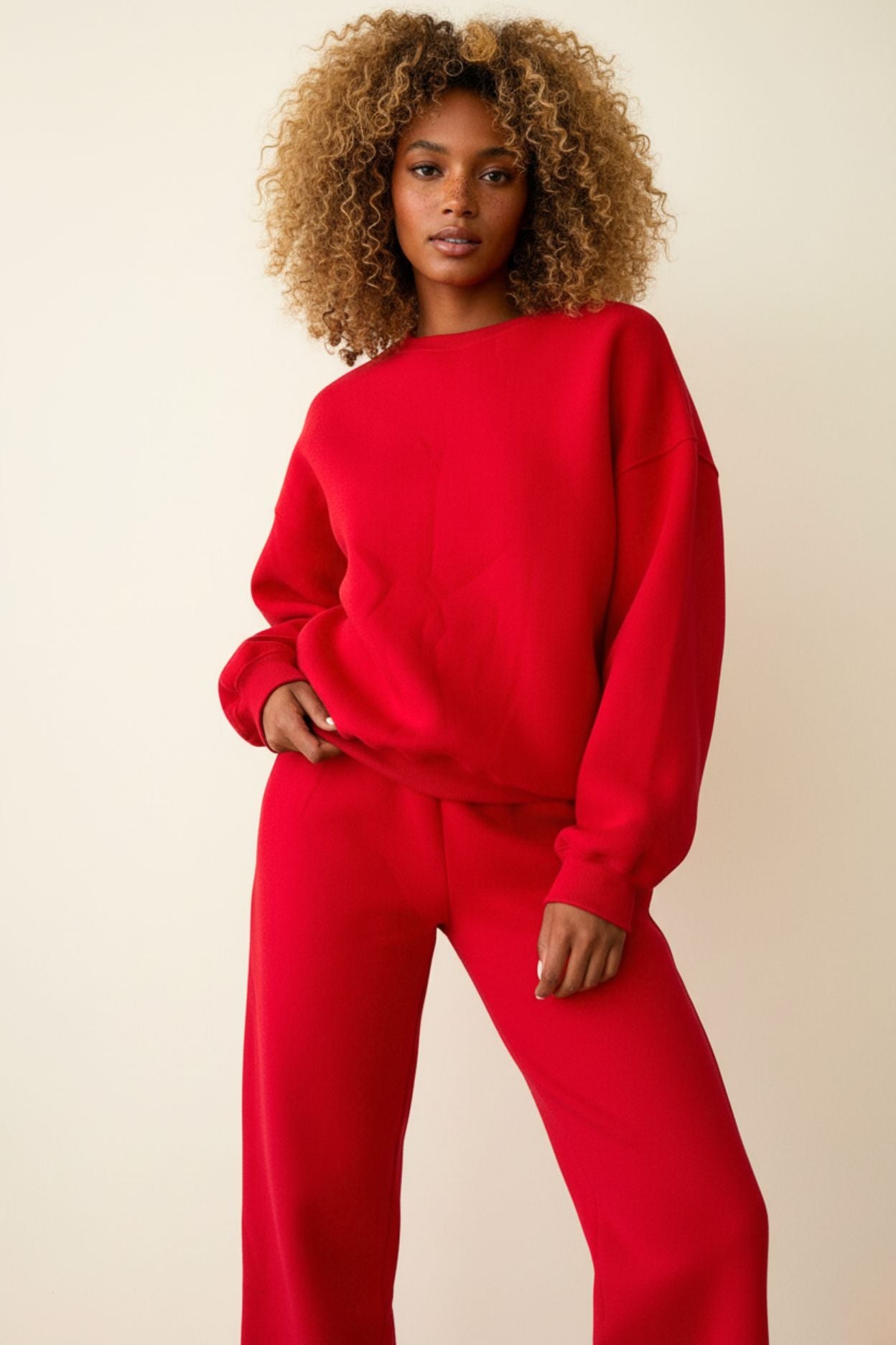 The Red Crop Tracksuit